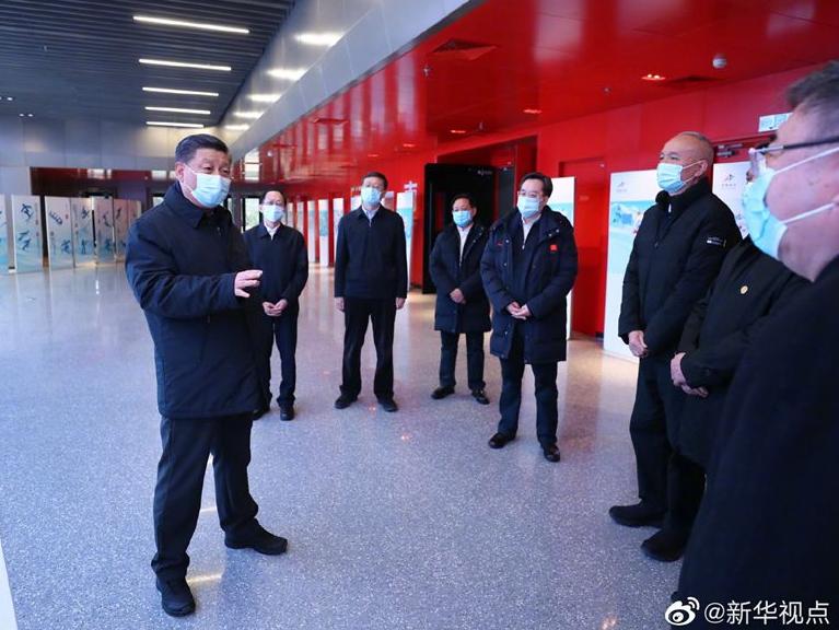 習近平考察北京冬奧會、冬殘奧會籌辦工作